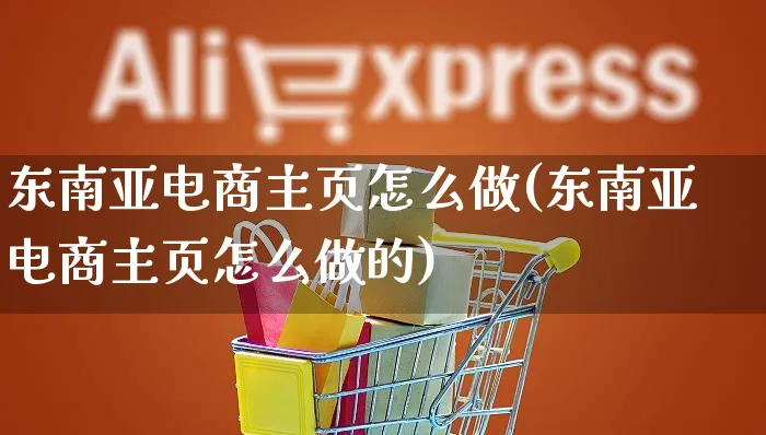东南亚电商主页怎么做(东南亚电商主页怎么做的)_https://www.czttao.com_电商运营_第1张