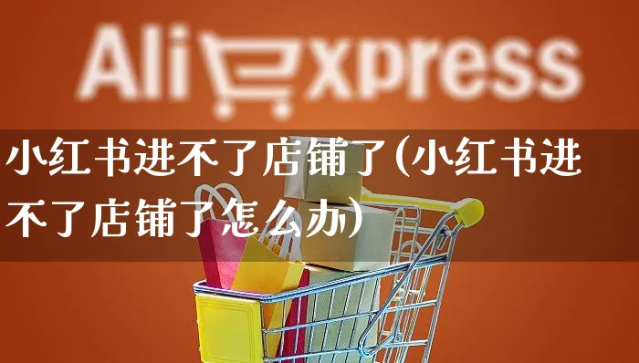 小红书进不了店铺了(小红书进不了店铺了怎么办)_https://www.czttao.com_小红书_第1张