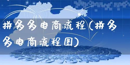 拼多多电商流程(拼多多电商流程图)_https://www.czttao.com_京东电商_第1张