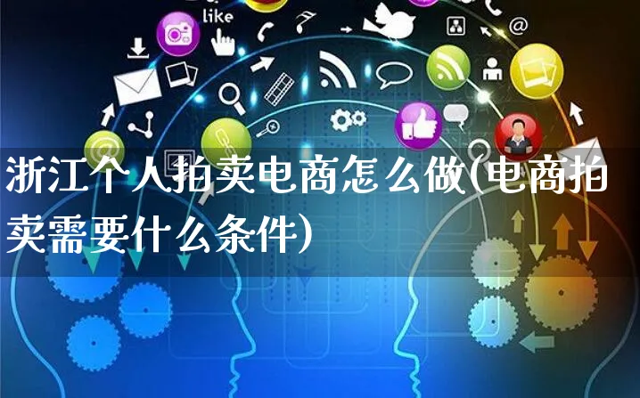 浙江个人拍卖电商怎么做(电商拍卖需要什么条件)_https://www.czttao.com_电商问答_第1张