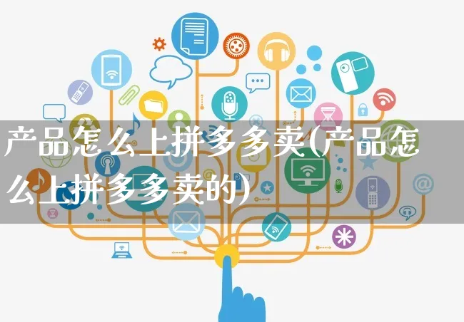 产品怎么上拼多多卖(产品怎么上拼多多卖的)_https://www.czttao.com_京东电商_第1张