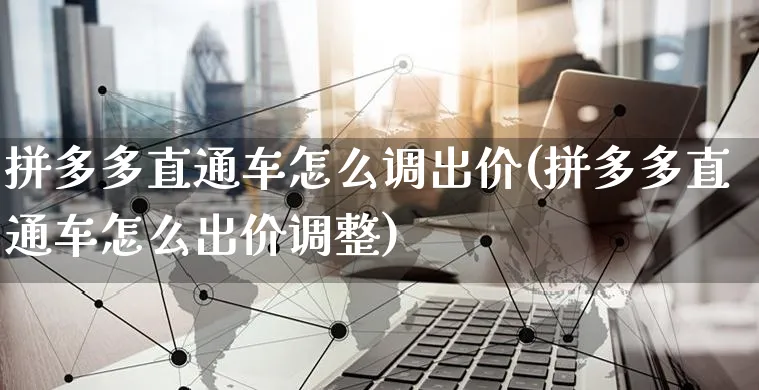 拼多多直通车怎么调出价(拼多多直通车怎么出价调整)_https://www.czttao.com_开店技巧_第1张
